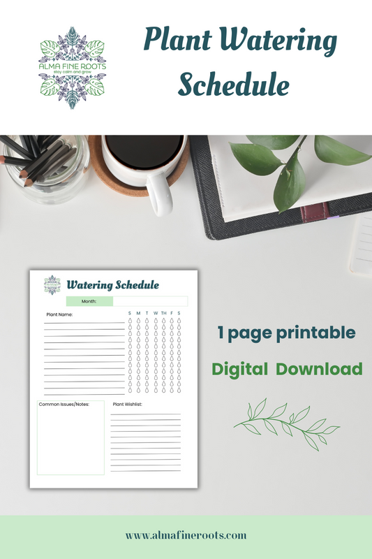 Plant Watering Schedule