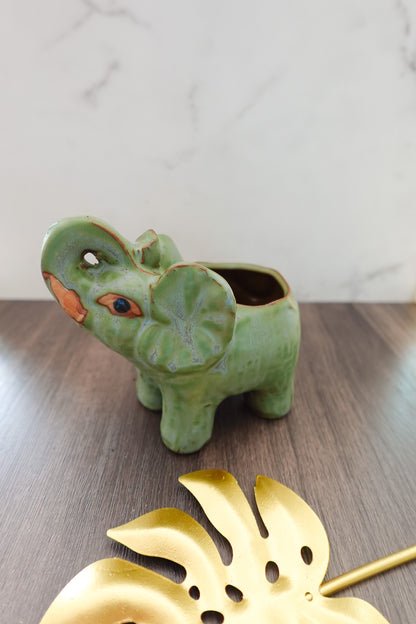 Pistachio Elephant Plant Pot