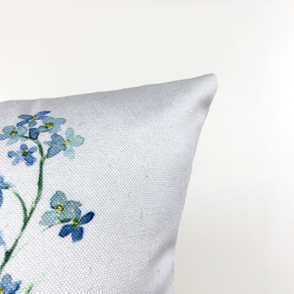 Watercolor Flower Pot | Planter | Throw Pillow | Spring Flowers |